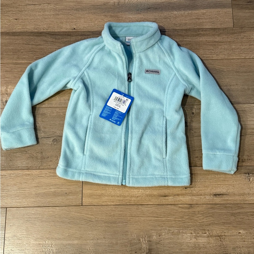 NWT Columbia 4T Light Blue Fleece Jacket